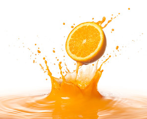 orange splash