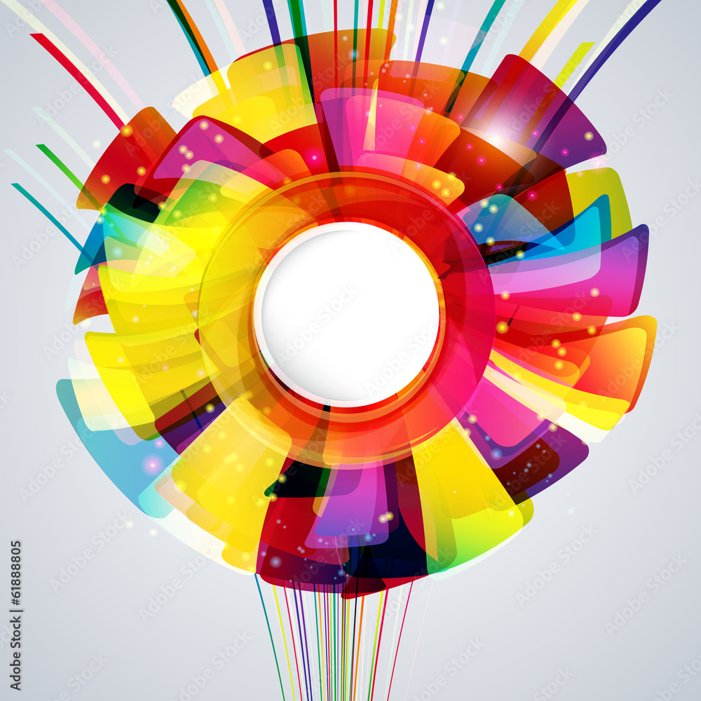 Poster multicolor abstract bright background. elements for design.
