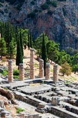 Fototapeta na wymiar Delfy, Grecja