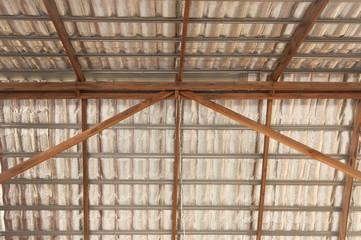 Roof structure and insulation.