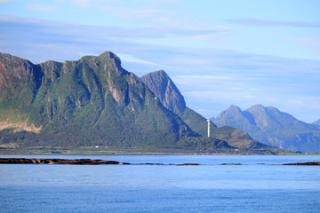 Tower on arctic coast