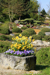 Obraz premium Gartenlandschaft