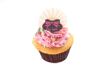 pink cupcake