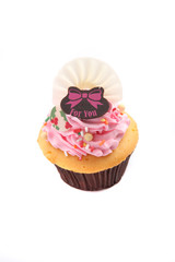 pink cupcake