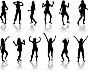 beautiful women dancing