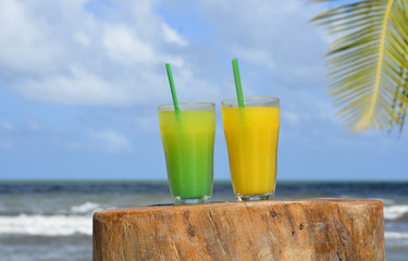 Exotic Cocktail at beach