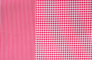 Red tablecloth