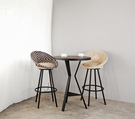 Bistro furniture as interior furniture