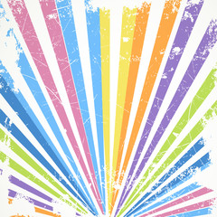 Vector Illustration of a Colorful Striped Background