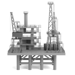 realistic 3d render of rig