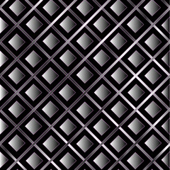 Metallic tile background with diagonal stripes and boxes