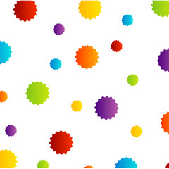 Background with colorful stars