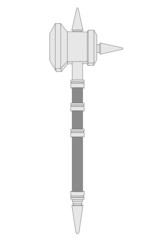 cartoon image of hammer weapon