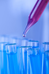 Drop tube in the laboratory 