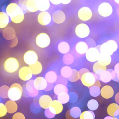 Violet bokeh lighs