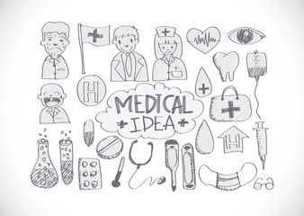 Medical icons set