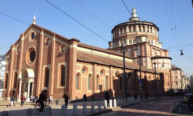 S.Maria delle Grazie a Milano - obrazy, fototapety, plakaty