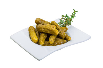 Marinated cucumbers