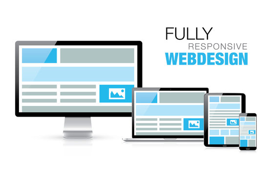 Fully responsive web design in modern realistic devices