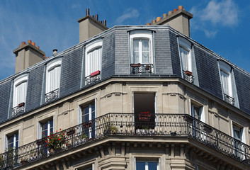 Obraz premium immeuble parisien