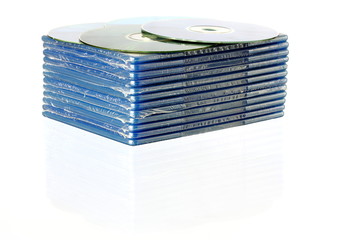 Fototapeta premium Eingeschweißte Blu-Ray Hüllen