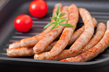 grilled sausages