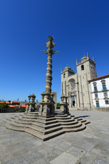 Porto Cathedral and Manueline Pillory, Porto, Portugal