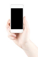 Mobile phone in hand