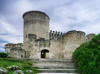 Fototapeta na wymiar Cuellar Burg - Cuellar zamek 01