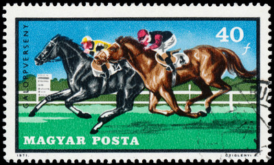 HUNGARY - CIRCA 1971: A stamp printed in Hungary shows Equestria