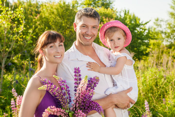 father mother family