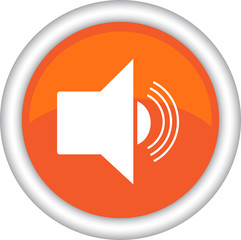 Круглый векторный знак с изображением радио звука