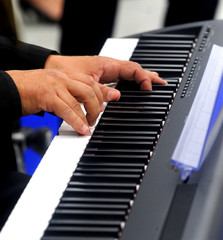 Obraz premium Piano player