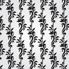 Floral background.Seamless texture. Vector art