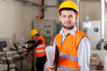 Project manager at production area