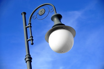 Vintage public lighting pole