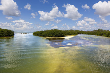 Sian Kaan lagoon, Riviera Maya, Mexico