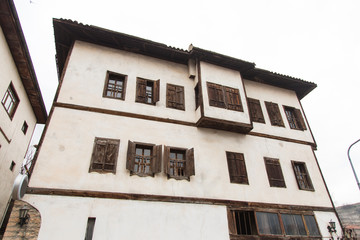 Fototapeta na wymiar Traditional Turkish House in Safranbolu Town