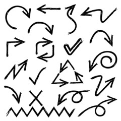 sketched arrows