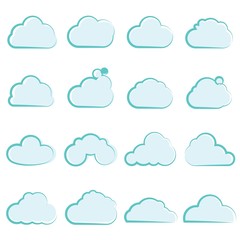 Obraz premium clouds collection