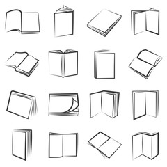 sketch of books