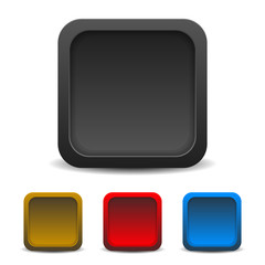 Icon template. Empty box. Vector