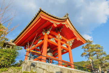 Belfry at the Kiyomizu-dera complex in kyoto