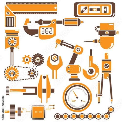 "engineering tools, mechanical tools" Stock image and royaltyfree vector files on