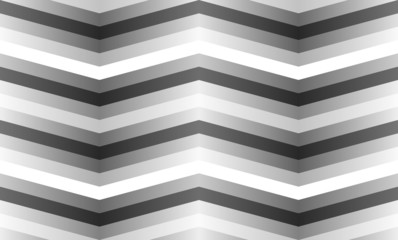 Obraz na płótnie Canvas Vector seamless pattern with gray zigzag strips.