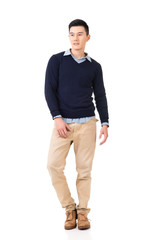 Naklejka premium Asian man