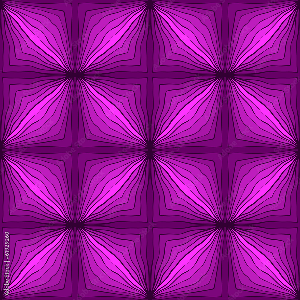 Aufkleber Seamless Abstract Hand Drawn Vector Pattern
