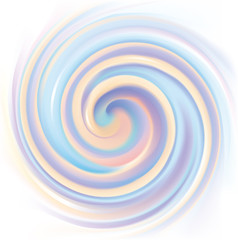 Vector background of swirling multicolored texture