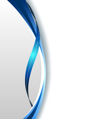 Naklejka premium Blue frame abstract background