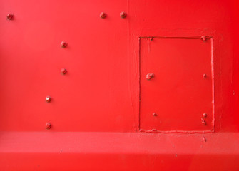 Metal red background
